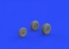 Eduard 672159 Me 262 wheels 1/72 AIRFIX